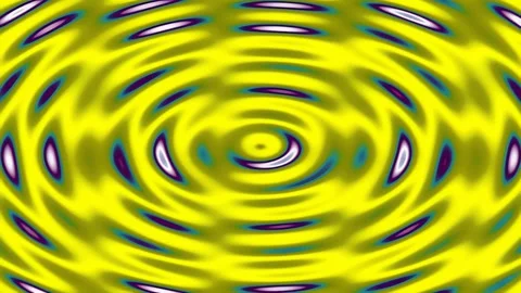 Psychedelic abstract background with hypnotic circular energy patterns and .. Stock Footage 342206937