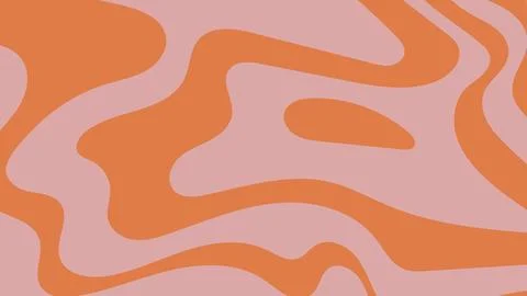 Psychedelic abstract background in retro y2k style. Waves and swirls pattern in Stock Illustration