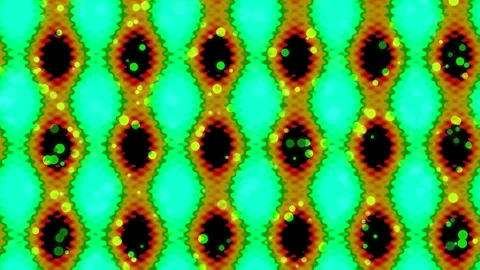 Psychedelic abstract background seamless pattern with vibrant retro neon ge.. Stock Footage 339790711