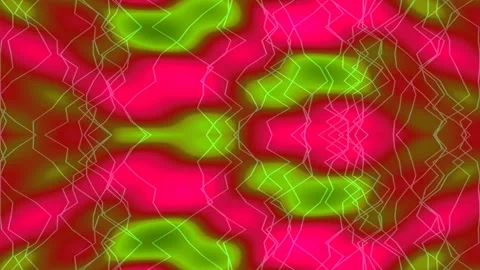 Psychedelic abstract background with vibrant neon geometric patterns and fl.. Stock Footage 336267824