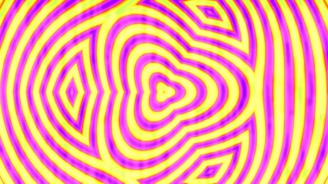 Psychedelic abstract background with vibrant neon geometric wave pattern loop Stock Footage 339778960