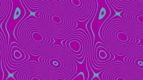 Psychedelic Abstract Background with Vibrant Swirling Wave Pattern Stock Footage 342206941