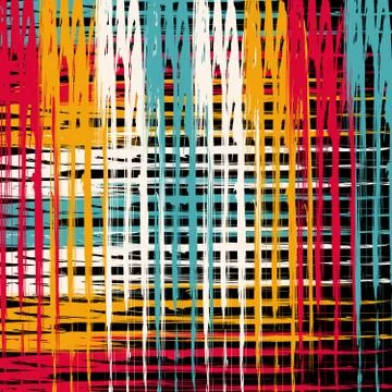 Psychedelic abstract colored graffiti background Stock Illustration