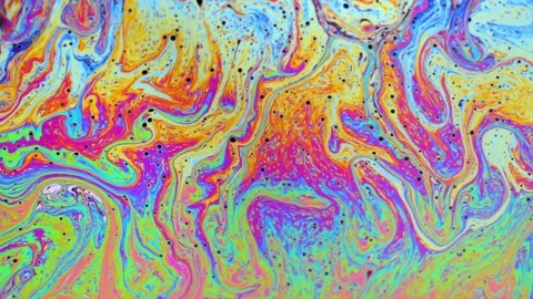 Psychedelic abstract colours | Stock Video | Pond5