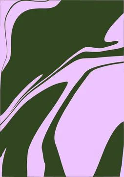 Psychedelic abstract curved background for print on textiles, wrapping paper Stock Illustration