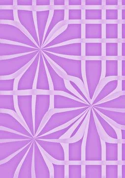 Psychedelic abstract curved background for print on textiles, wrapping paper Stock Illustration