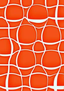 Psychedelic abstract curved background for print on textiles, wrapping paper Stock Illustration