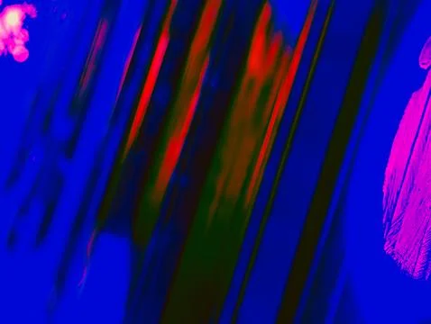 Psychedelic Abstract Dark Blue Background Diagonal Paint Smear Red Green Pi.. Stock Illustration