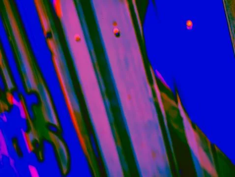 Psychedelic Abstract Dark Blue Background Diagonal Paint Smear Red Green Pi.. Stock Photos