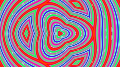 Psychedelic abstract flow: Vibrant retro geometric patterns and hypnotic co.. Stock Footage 335519006