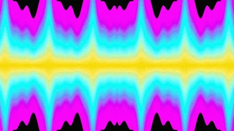 Psychedelic abstract fluid gradient waves loop | Neon retro digital backgroun Stock Footage 335462384