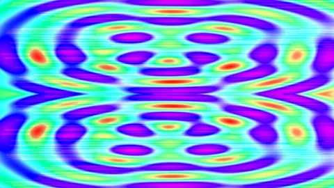 Psychedelic abstract fluid pattern background with vibrant colors and flowi.. Stock Footage 337500654