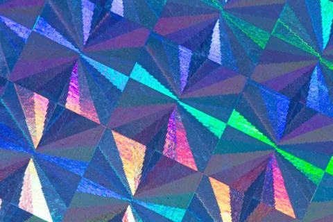 Psychedelic abstract formed by light reflecting off a textured metal surface Foto stock