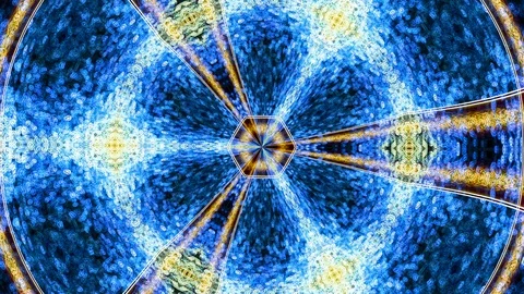 Psychedelic Abstract Forms Flicker and Pulse Stock Footage 87485048