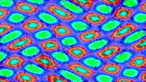 Psychedelic abstract fractal pattern vibrant colorful background texture an.. Stock Footage 337708052