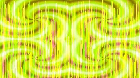 Psychedelic abstract geometric background with vibrant flowing light patterns Stock-Footage 339343231