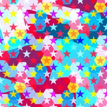 Psychedelic abstract geometric pattern Illustrazione stock