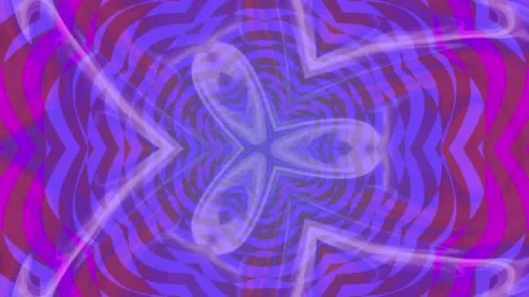 Psychedelic abstract geometric pattern with swirling pink and purple hues Stock-Footage 335523542