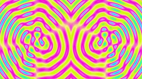 Psychedelic abstract geometric pattern with vibrant flowing liquid wave bac.. Stock Footage 339786301