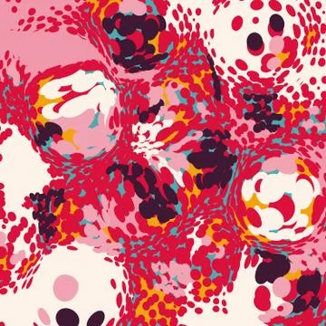 Psychedelic abstract graffiti background Illustrazione stock