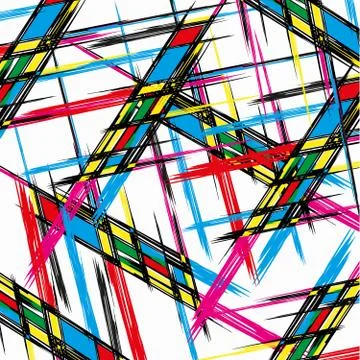 Psychedelic abstract graffiti background Illustrazione stock