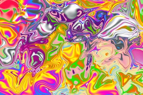 Psychedelic Abstract Stock Illustration