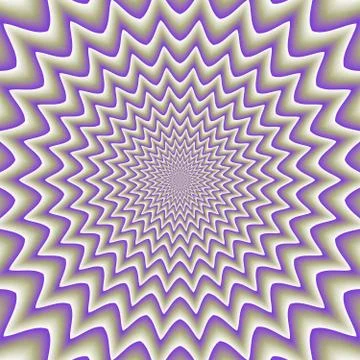 Psychedelic abstract illustration as background Stock Illustration