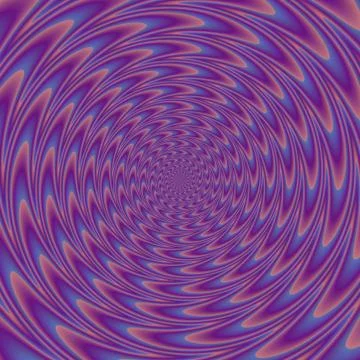 Psychedelic abstract illustration as background Stock Illustration