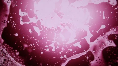 Psychedelic abstract liquid light show, organic paint swirls. Trippy wallpaper. Stock Footage 121705201