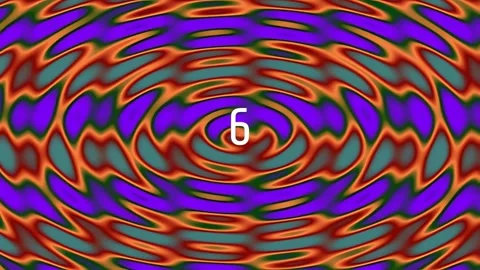 Psychedelic abstract liquid vortex background pattern flowing energy motion Stock Footage 342115975
