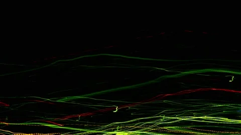 Psychedelic abstract long exposure stop motion colour lights animation. Lig.. Vidéo 229595024