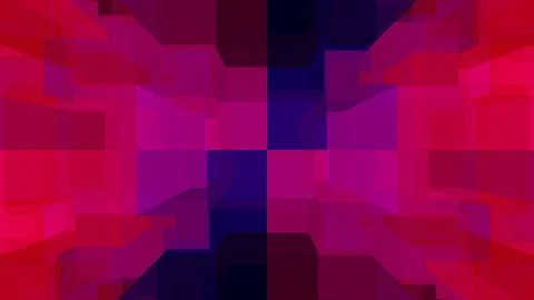 Psychedelic abstract neon geometric pattern background Stock Illustration