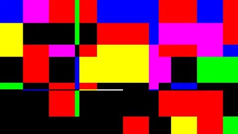 Psychedelic abstract neon pixel pattern background Stock Illustration