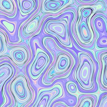 Psychedelic abstract pattern. Bright digital Marbling style Stock Illustration