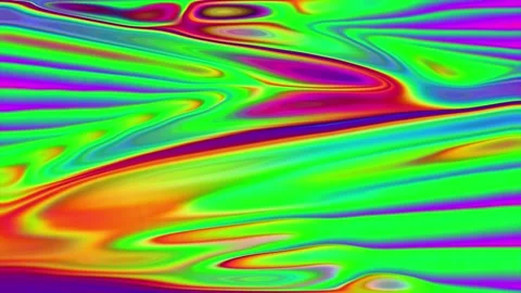 Psychedelic abstract rainbow background - colorful wavy background Video stock 231757452