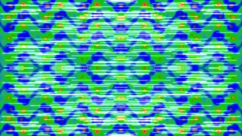 Psychedelic abstract retro digital wave pattern background loop Stock Footage 333441876