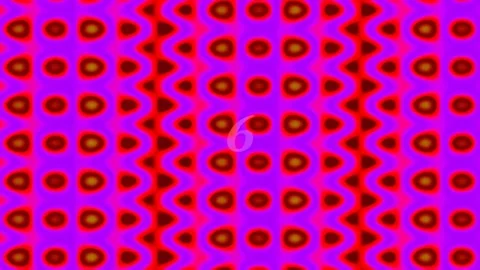 Psychedelic abstract seamless red and gold circular geometric pattern backg.. Stock Footage 342206955