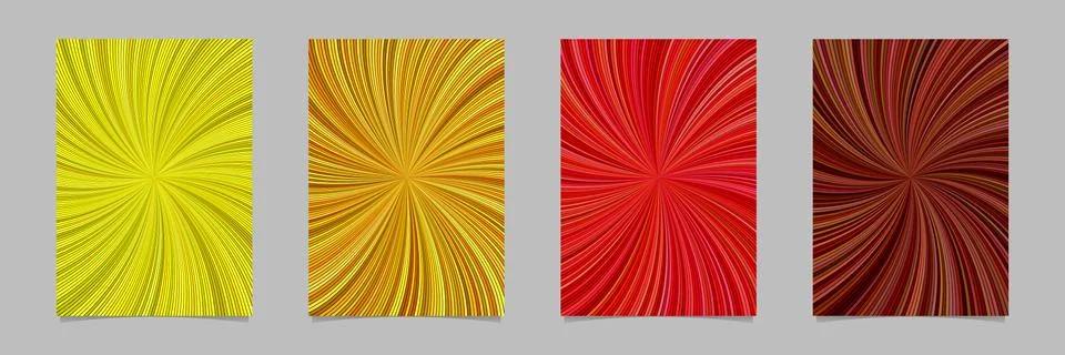 Psychedelic abstract striped spiral pattern poster background Stock Illustration