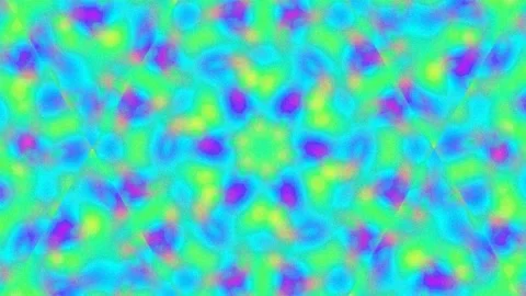 Psychedelic abstract vibrant color pattern background loop for creative vid.. Stock Footage 333442282