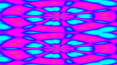 Psychedelic abstract vibrant flowing liquid geometry background loop Stock Footage 337572731