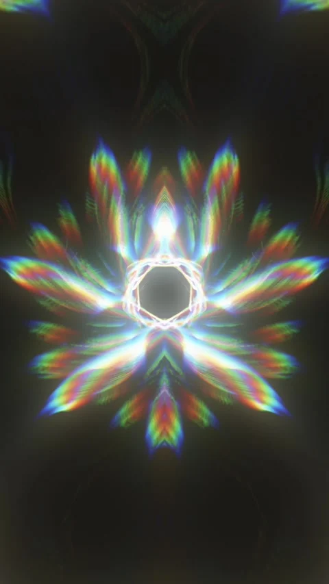 Psychedelic abstract vk background loop 2160 on 3840 Stock Footage 300809669