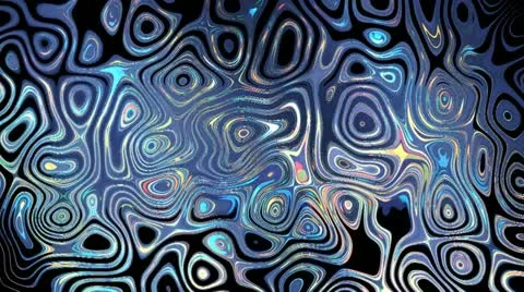 Psychedelic Ameba Video stock 11340298