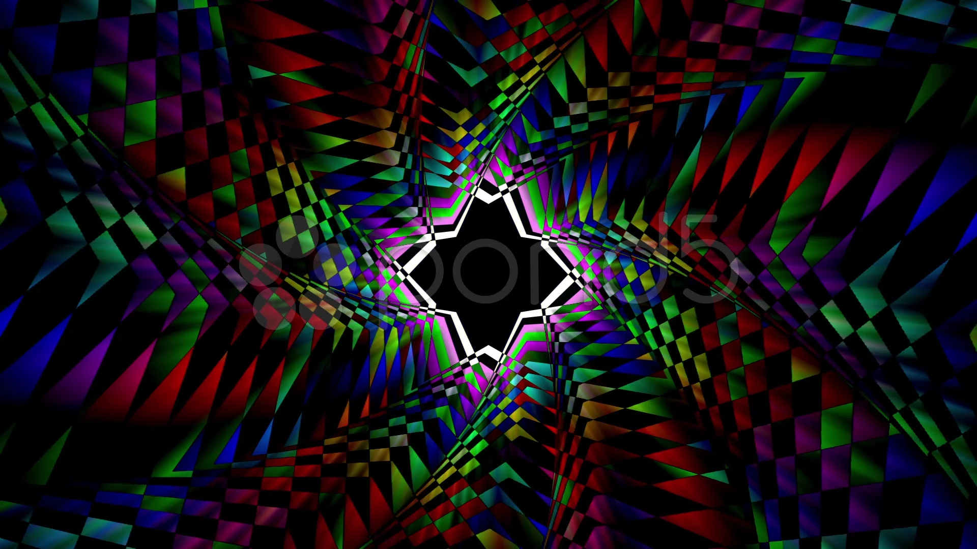 Psychedelic animated background. | Stock Video | Pond5