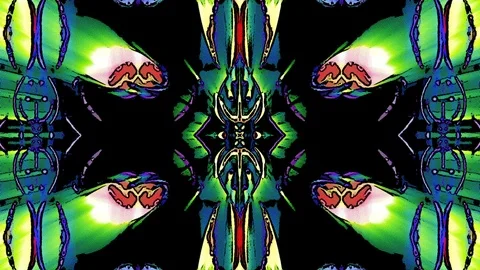 Psychedelic Animation Stock Footage 116817769