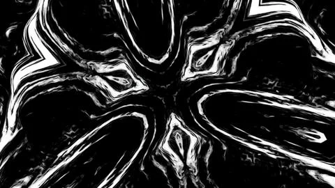 Psychedelic animation with moving plasma pattern. Design. Mirror plasma pattern Stock Illustration