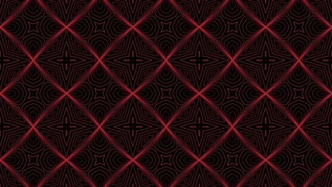Psychedelic Animation Red Background Stock Footage 154893283