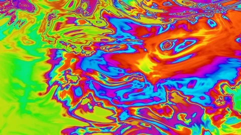 Psychedelic background 1 minute video Stock Footage 111841688