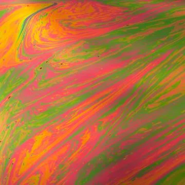 Psychedelic background blur made from soap bubble Stock Photos