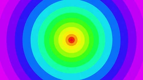 Psychedelic Background of Changing Coloured Circles Vidéo 23948104