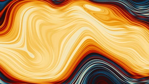 Psychedelic background with curved light beams. 3d rendering loop animation HD Stock Footage 169452236